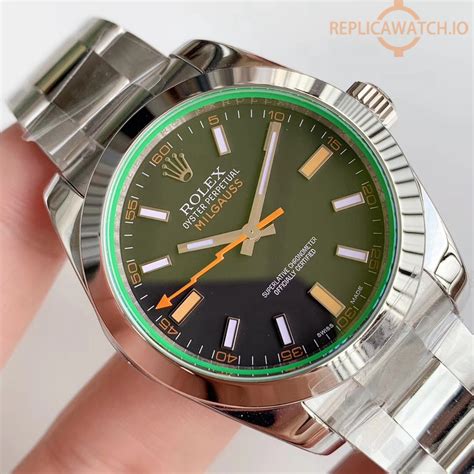 rolex milgauss replica|rolex milgauss 40mm.